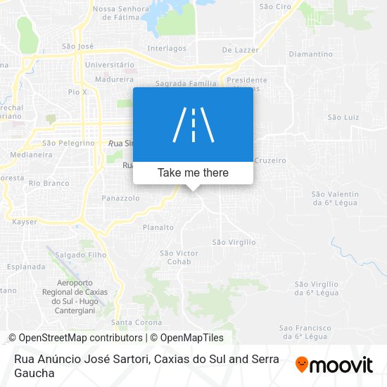 Rua Anúncio José Sartori map