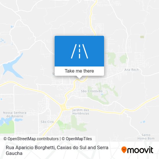 Rua Aparicio Borghetti map