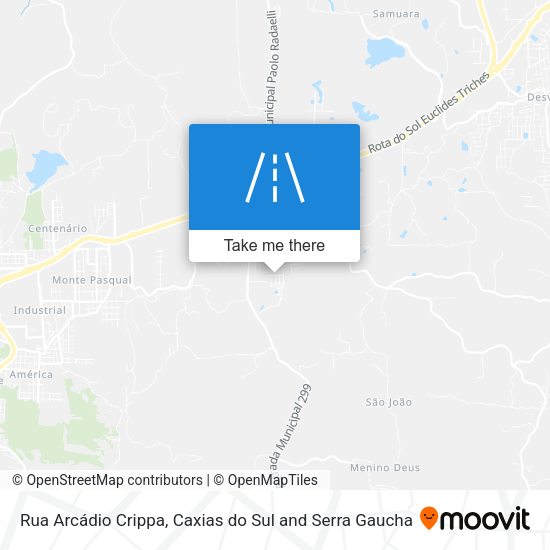 Rua Arcádio Crippa map