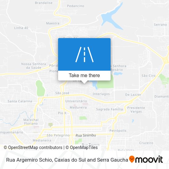 Rua Argemiro Schio map