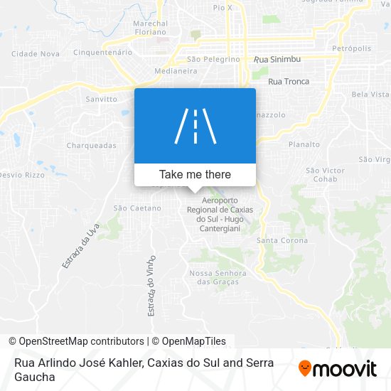 Rua Arlindo José Kahler map