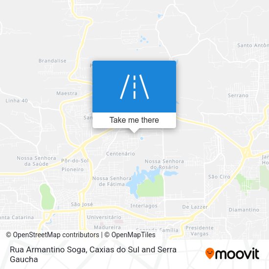 Rua Armantino Soga map