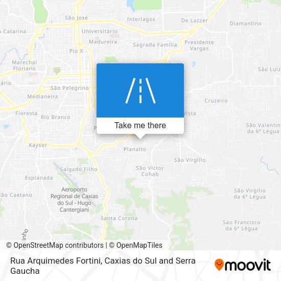Rua Arquimedes Fortini map