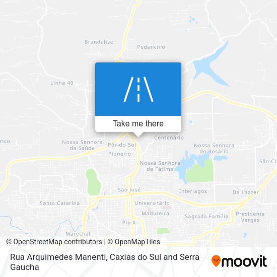 Rua Arquimedes Manenti map