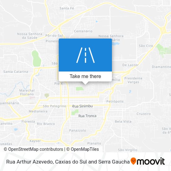 Rua Arthur Azevedo map