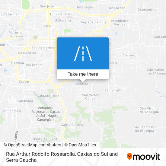 Rua Arthur Rodolfo Rossarolla map