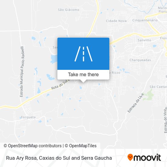 Rua Ary Rosa map