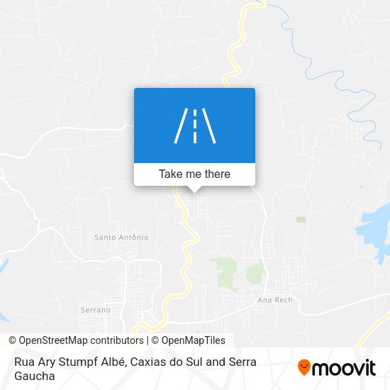 Rua Ary Stumpf Albé map