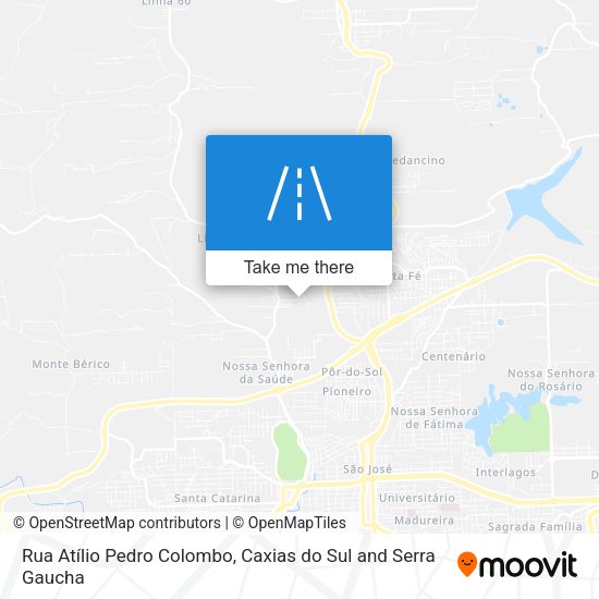 Rua Atílio Pedro Colombo map