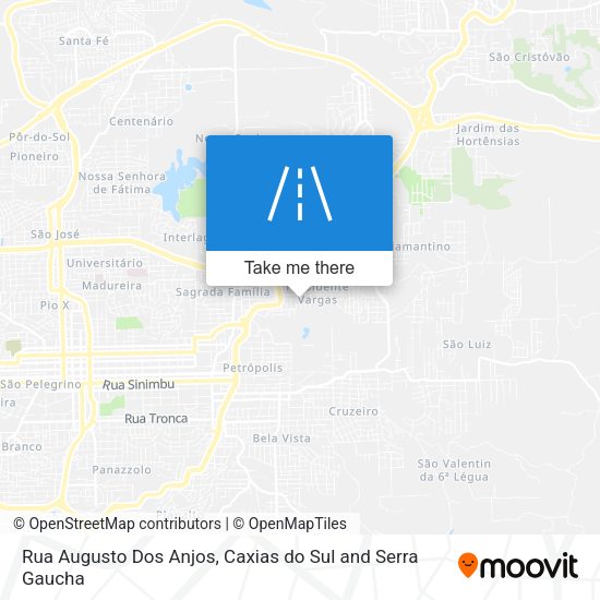 Rua Augusto Dos Anjos map