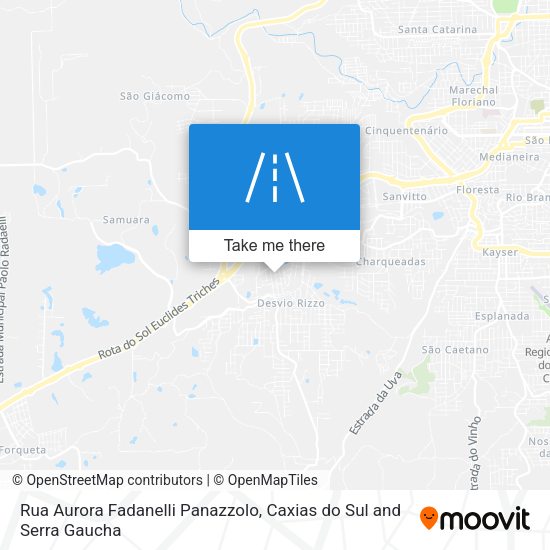 Rua Aurora Fadanelli Panazzolo map