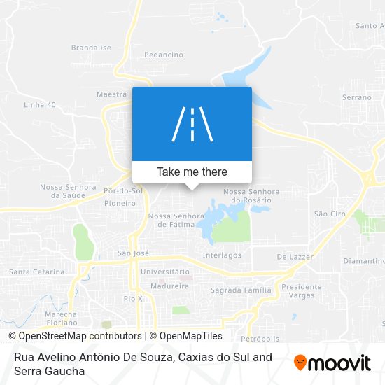 Rua Avelino Antônio De Souza map