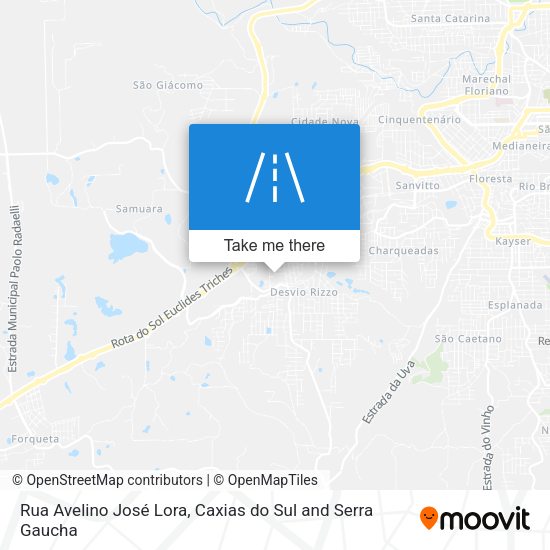 Rua Avelino José Lora map