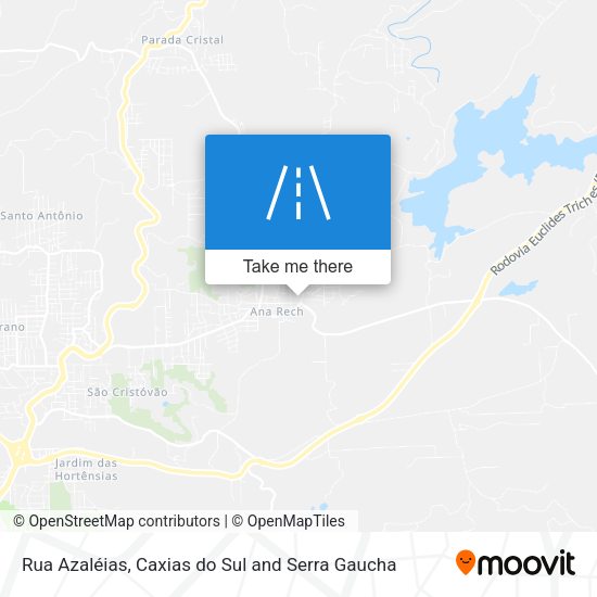 Rua Azaléias map