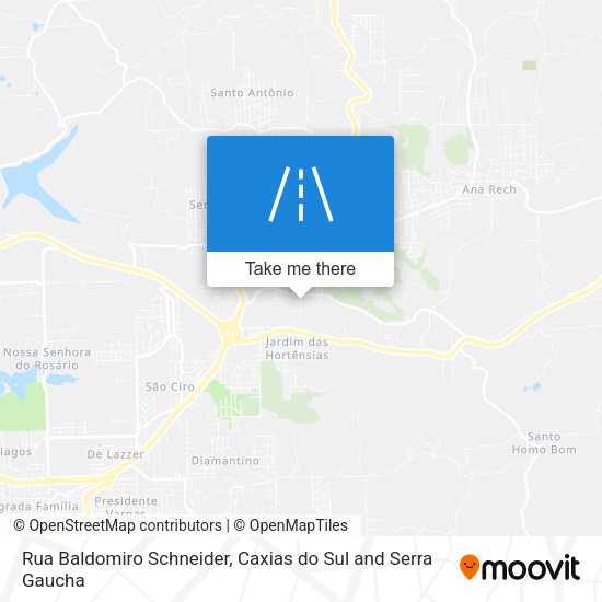 Rua Baldomiro Schneider map