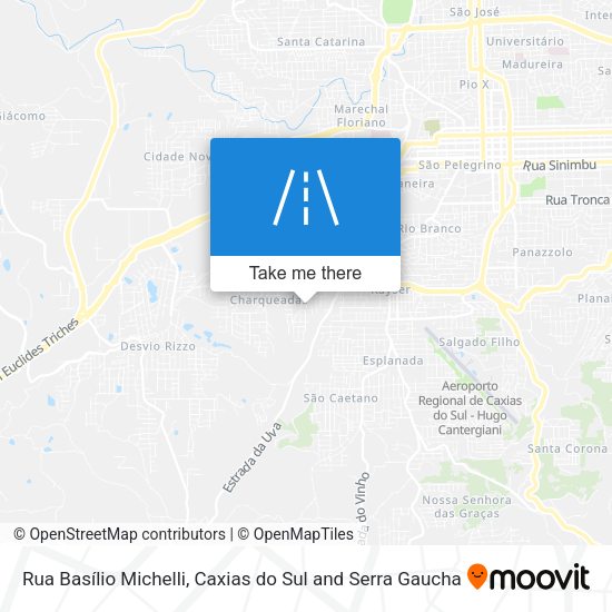 Rua Basílio Michelli map