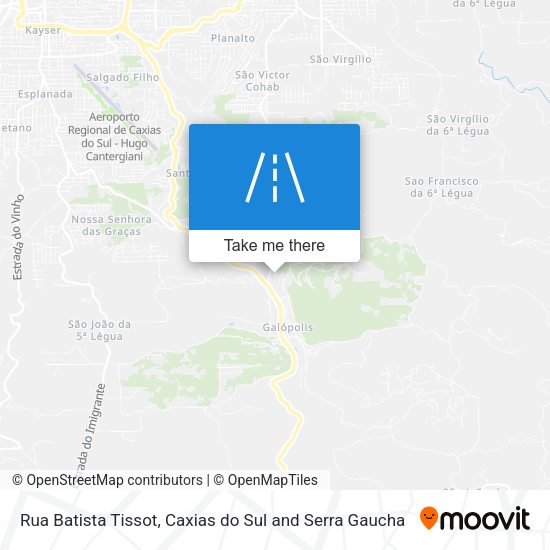 Rua Batista Tissot map
