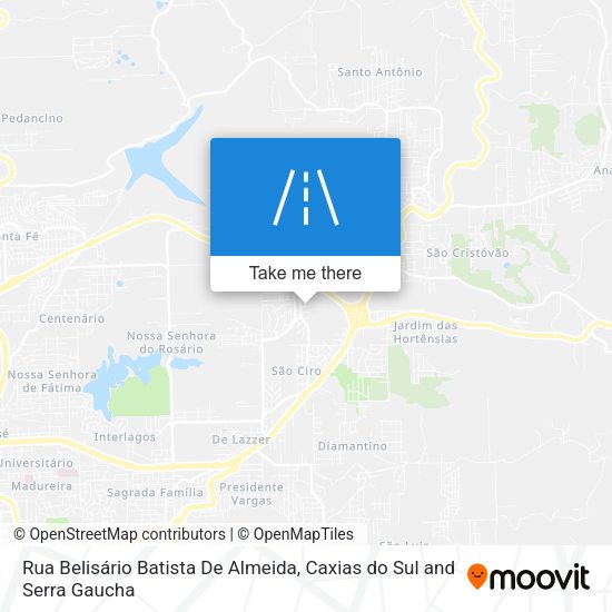 Rua Belisário Batista De Almeida map