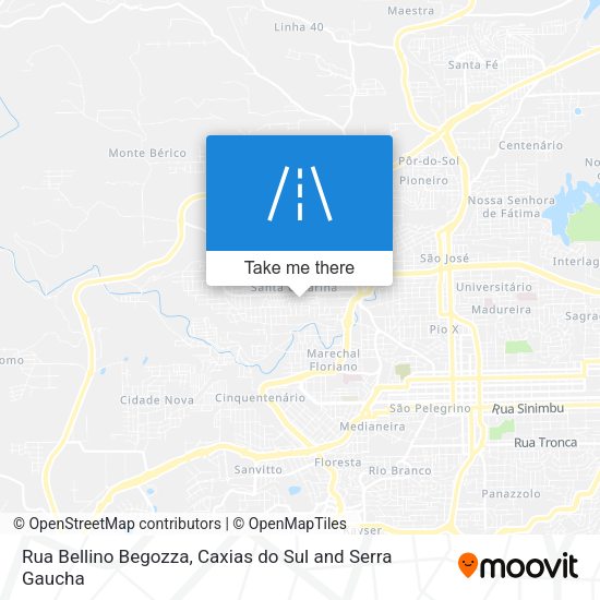Rua Bellino Begozza map