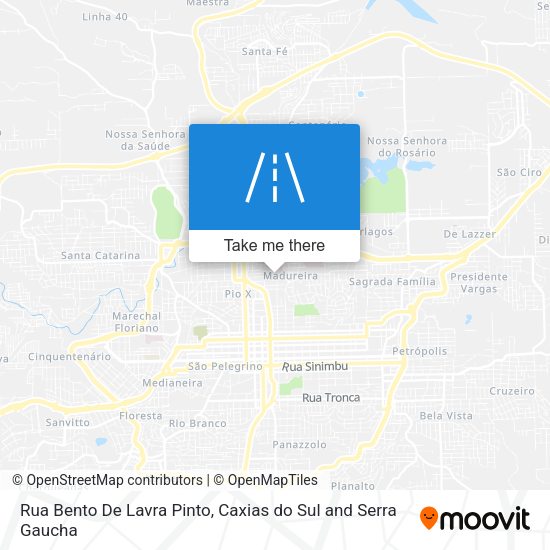 Rua Bento De Lavra Pinto map