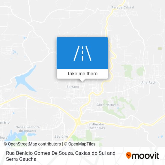 Rua Benício Gomes De Souza map