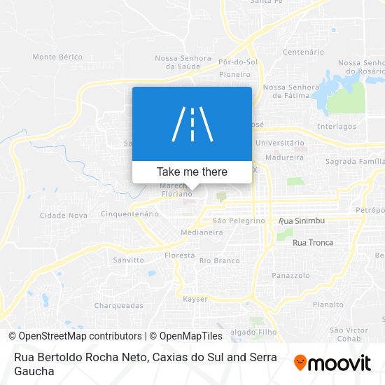 Rua Bertoldo Rocha Neto map