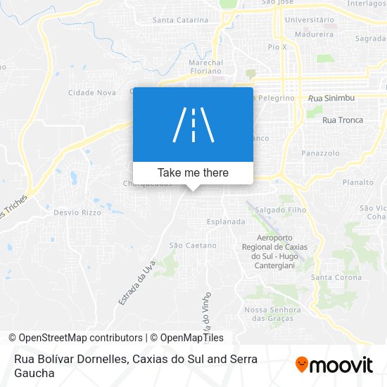 Rua Bolívar Dornelles map