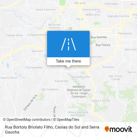 Rua Bortolo Briolato Filho map