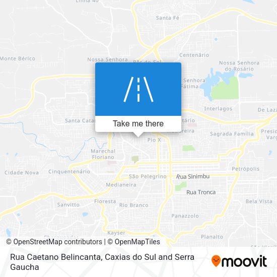 Rua Caetano Belincanta map