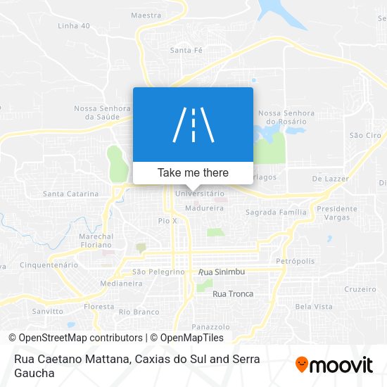 Rua Caetano Mattana map