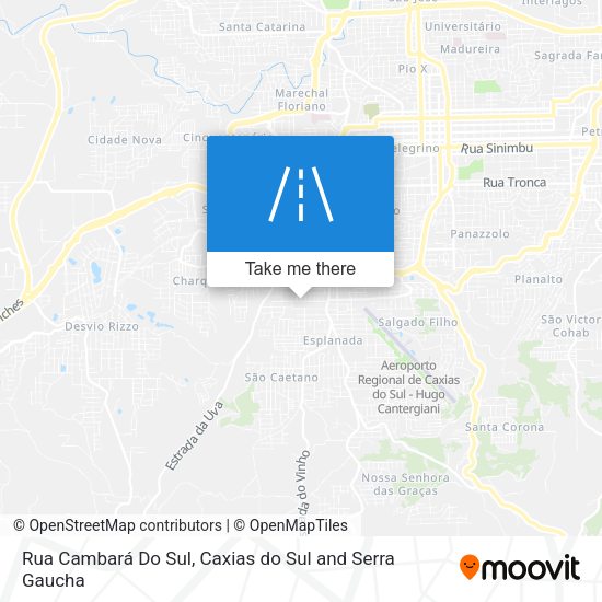 Rua Cambará Do Sul map