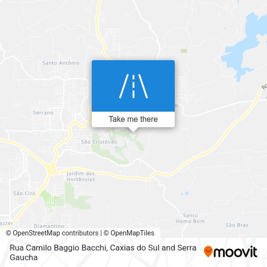 Rua Camilo Baggio Bacchi map