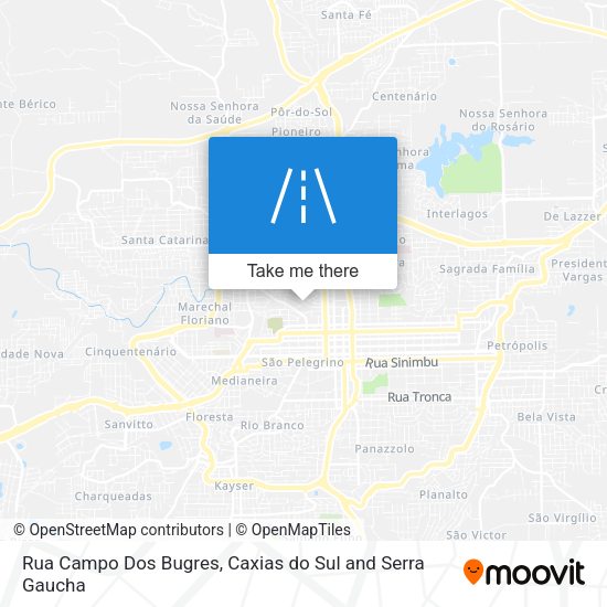 Rua Campo Dos Bugres map