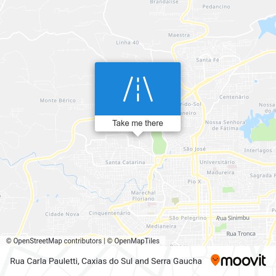 Rua Carla Pauletti map