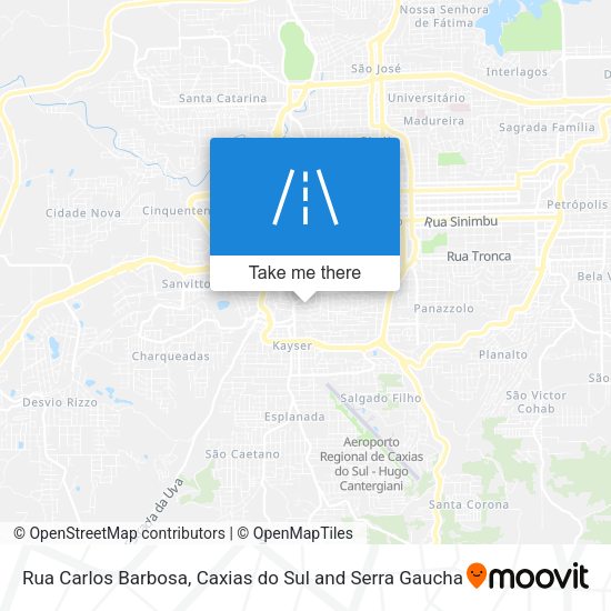 Rua Carlos Barbosa map