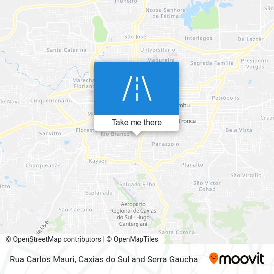 Rua Carlos Mauri map