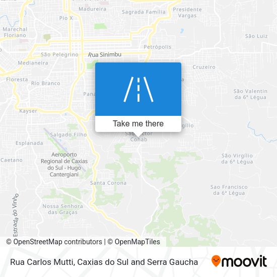 Rua Carlos Mutti map