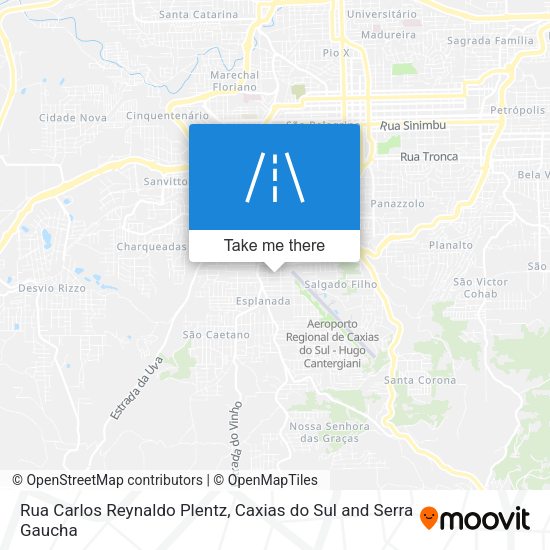 Rua Carlos Reynaldo Plentz map
