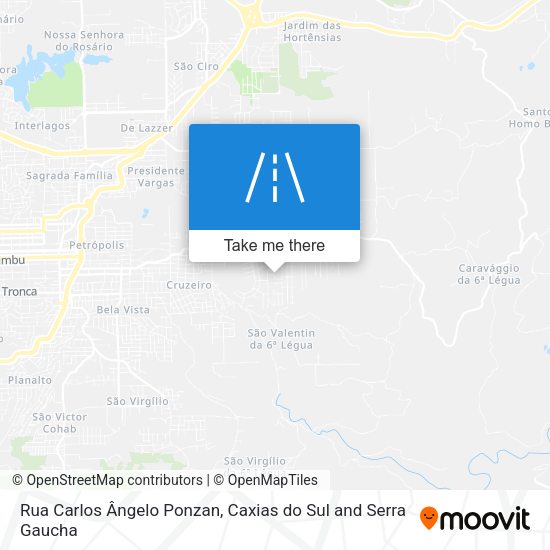Rua Carlos Ângelo Ponzan map