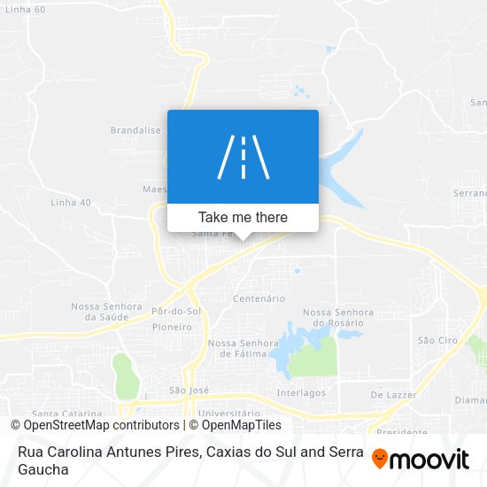 Rua Carolina Antunes Pires map