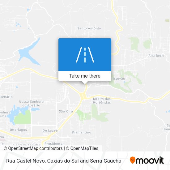 Rua Castel Novo map