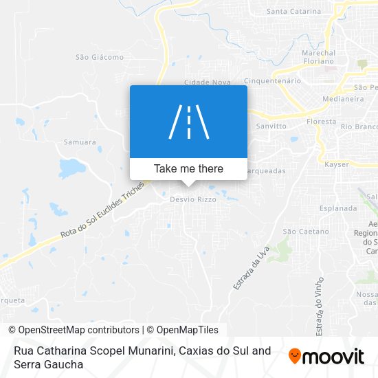 Rua Catharina Scopel Munarini map