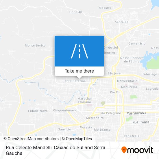 Rua Celeste Mandelli map