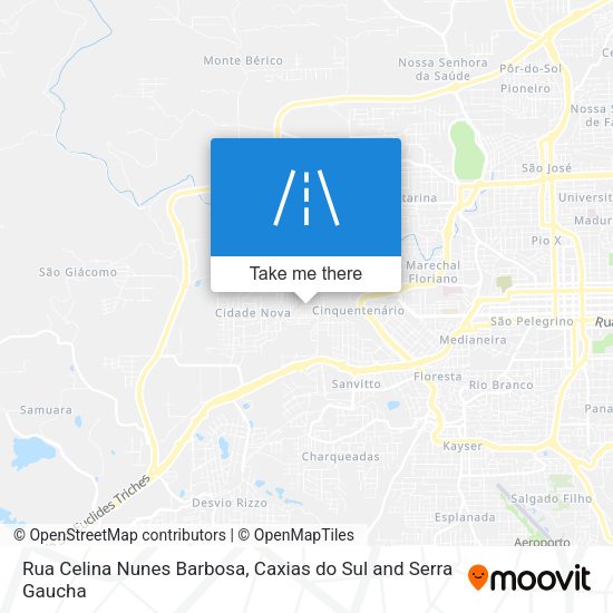 Rua Celina Nunes Barbosa map