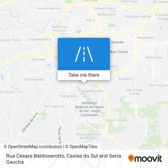 Rua Cesare Baldisserotto map