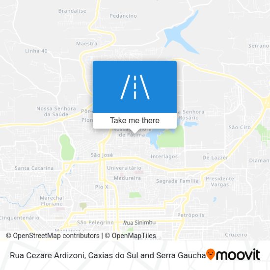Rua Cezare Ardizoni map
