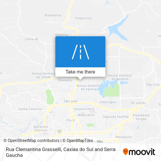 Rua Clemantina Grasselli map