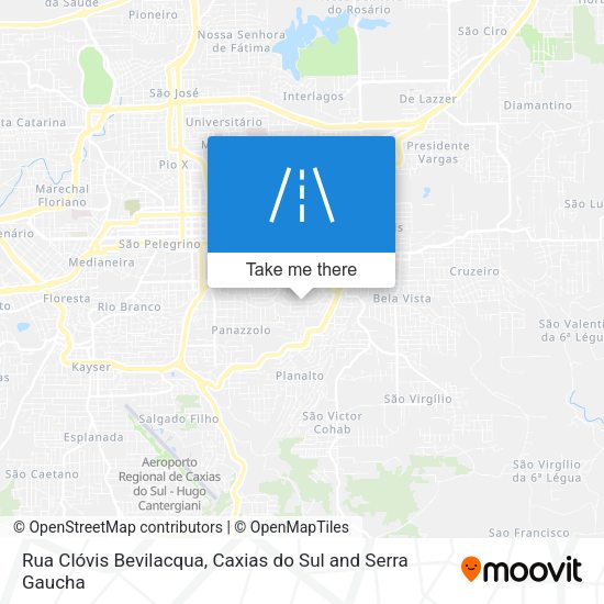 Rua Clóvis Bevilacqua map