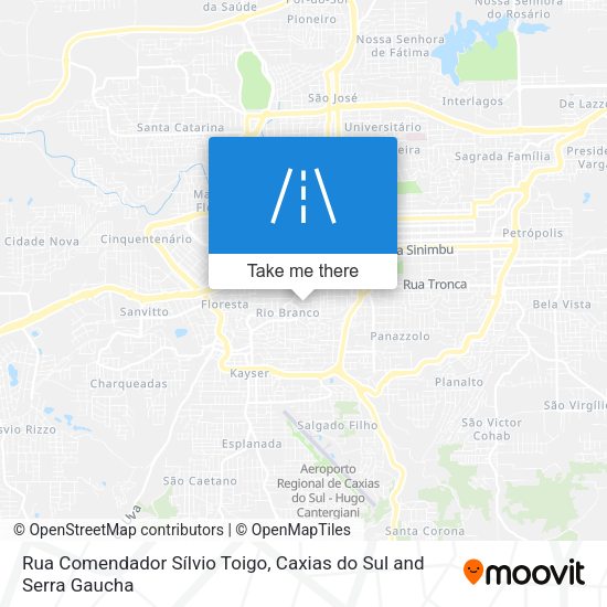 Rua Comendador Sílvio Toigo map