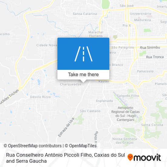 Rua Conselheiro Antônio Piccoli Filho map
